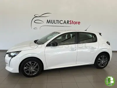 Usado Peugeot 208 Active 100 CV (73 kW) 2022 Blanco Utilitario