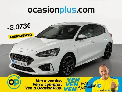 Begagnad Ford Focus ST-Line 125 HK (91 kW) 2019 Vit