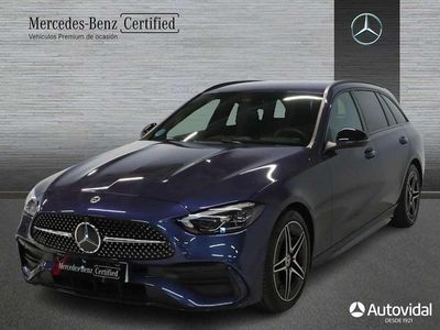 Azul Usado 2025 Mercedes C220 Familiar | 47.405 € (Un poco caro)