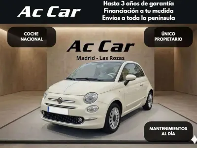Usado Fiat 500 Mirror 69 CV (50 kW) 2018 Blanco Utilitario