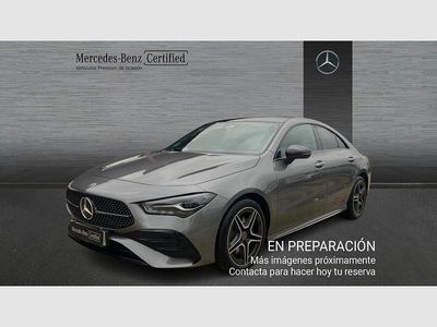 Gris montana, pintura metalizada Usado 2025 Mercedes CLA220 AMG line Berlina | 40.990 € (Super precio)
