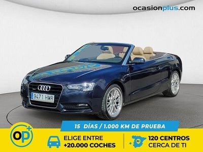 Usado Audi A5 Cabriolet 245 CV (180 kW) 2012 Azul Descapotable