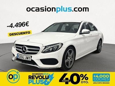 Usado Mercedes C220 AMG 170 CV (125 kW) 2016 Blanco Berlina