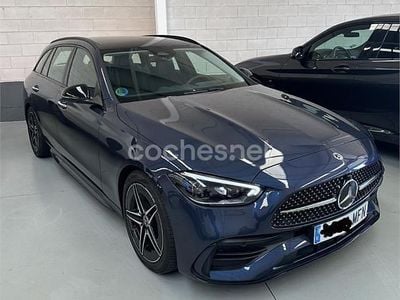 Usado Mercedes C220 200 CV (147 kW) 2023 Azul Familiar