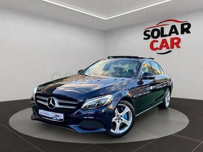 Usado Mercedes C350e 279 CV (205 kW) 2018 Azul Berlina
