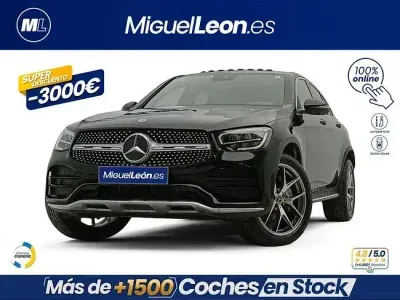 Usado Mercedes GLC300e 306 CV (225 kW) 2022 Negro Coupe
