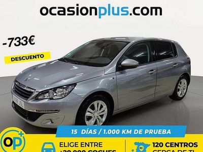 Usado Peugeot 308 Style 131 CV (96 kW) 2016 Plateado Utilitario