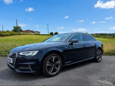 Usado Audi A4 S-Line 150 CV (110 kW) 2018 Negro Berlina