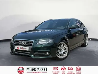 Usado Audi A4 S-Line 140 CV (102 kW) 2008 Verde Familiar