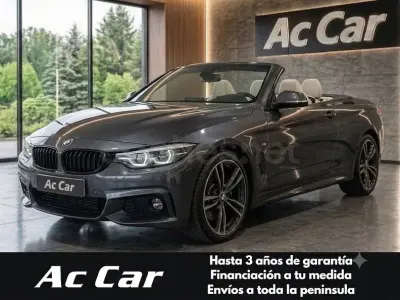Usado BMW 430 Cabriolet Comfort Edition 252 CV (185 kW) 2019 Gris / plata Descapotable
