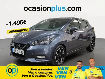 Usado Nissan Micra Acenta 92 CV (67 kW) 2022 Gris Utilitario