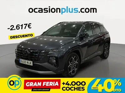Usado Hyundai Tucson N Line 150 CV (110 kW) 2023 Gris SUV
