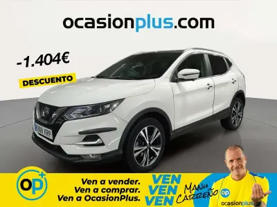 Usado Nissan Qashqai N-Connecta 115 CV (84 kW) 2018 Blanco SUV