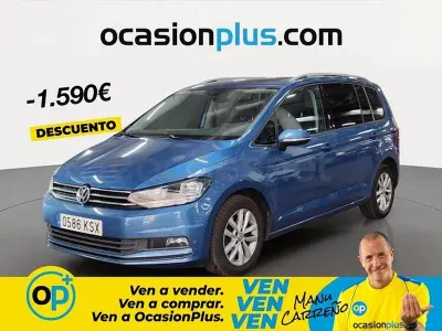 Usado VW Touran Advance 115 CV (84 kW) 2019 Azul Monovolumen
