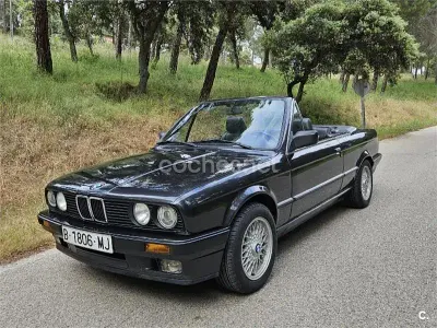 Usado BMW 318 Sport Line 115 CV (84 kW) 1991 Negro Descapotable