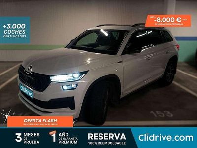 Blanco Usado 2022 Skoda Kodiaq SportLine SUV | 28.690 € (Precio justo)