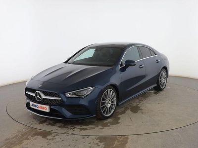 Usado Mercedes CLA200 AMG line 150 CV (110 kW) 2022 Azul Berlina