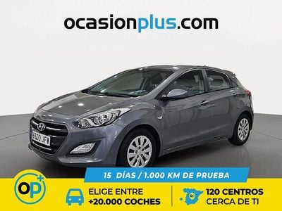 Usado Hyundai i30 90 CV (66 kW) 2015 Gris Utilitario