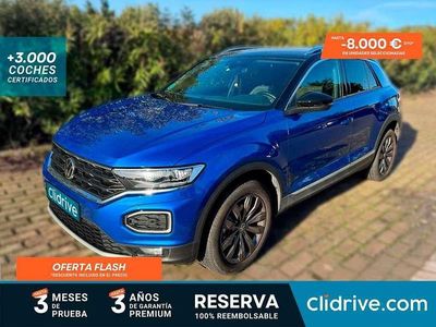 Azul Usado 2021 VW T-Roc Sport SUV | 20.390 € (Precio justo)