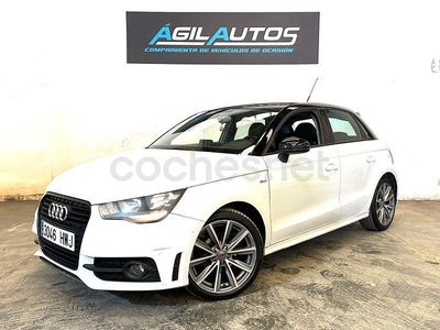 Usado Audi A1 Sportback S-Line 90 CV (66 kW) 2014 Blanco Utilitario