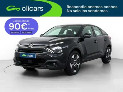 Usado Citroën C4 Feel 101 CV (74 kW) 2022 Negro Utilitario