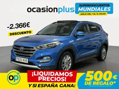 Usado Hyundai Tucson 141 CV (103 kW) 2018 Azul SUV