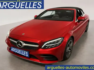 Usado Mercedes 200 AMG line 197 CV (144 kW) 2020 Rojo Descapotable