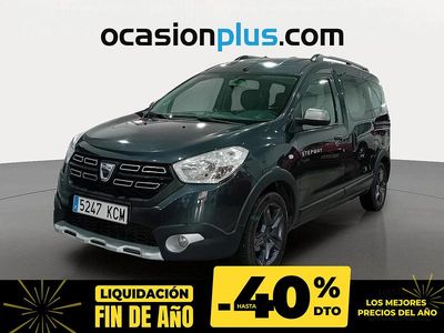Gris Usado 2017 Dacia Dokker Stepway Monovolumen | 12.954 € (Un poco caro)