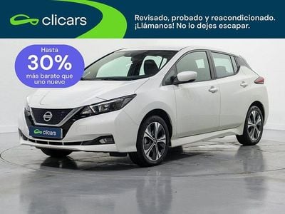 Usado Nissan Leaf Acenta 160 kW (218 CV) 2021 Blanco Utilitario