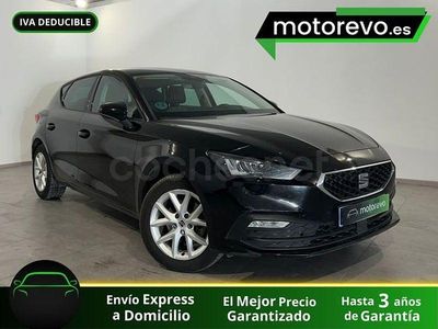 Usado Seat Leon Style 115 CV (84 kW) 2021 Negro Berlina