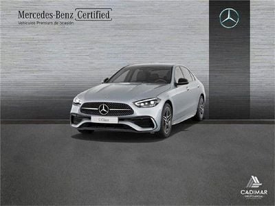 Usado Mercedes C220 AMG line 200 CV (147 kW) 2023 Plata hightech