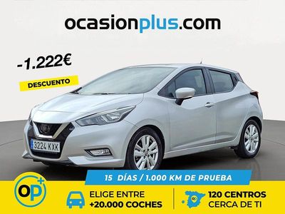 Usado Nissan Micra Acenta 100 CV (73 kW) 2019 Gris Utilitario