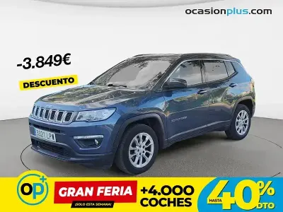 Usado Jeep Compass Longitude 130 CV (95 kW) 2021 Azul SUV
