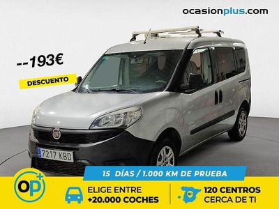 Usado Fiat Doblò Pop 90 CV (66 kW) 2017 Gris Monovolumen