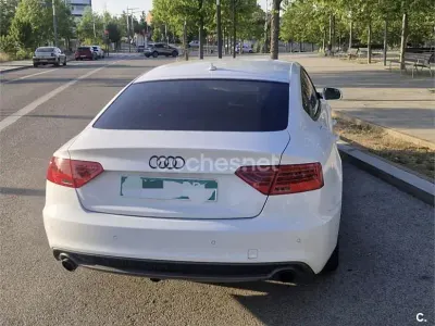 Usado Audi A5 Sportback S-Line 177 CV (130 kW) 2017 Blanco Utilitario