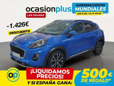 Usado Ford Puma Titanium 126 CV (92 kW) 2022 Azul SUV