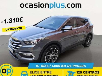 Usado Hyundai Santa Fe 150 CV (110 kW) 2016 Plateado SUV