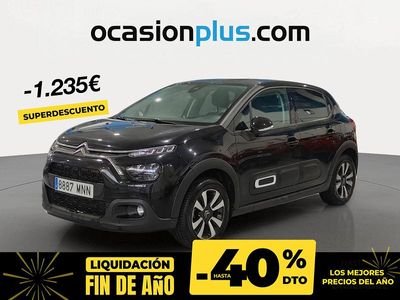 Negro Usado 2024 Citroën C3 PureTech Berlina | 13.590 € (Precio justo)