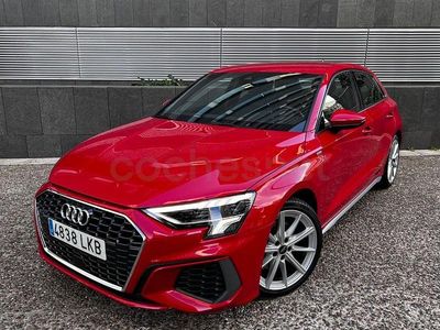 Usado Audi A3 S-Line 150 CV (110 kW) 2020 Rojo Berlina