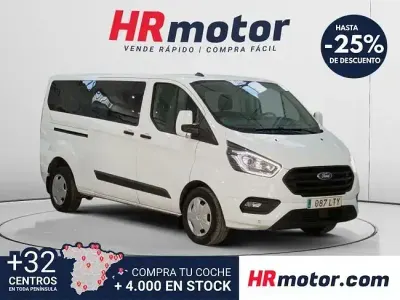 Brugt Ford Transit Custom Trend 130 HK (95 kW) 2021 Hvid Stationcar