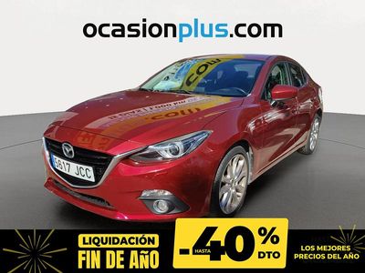 Rojo Usado 2015 Mazda 3 Luxury Berlina | 12.150 € (Buen precio)