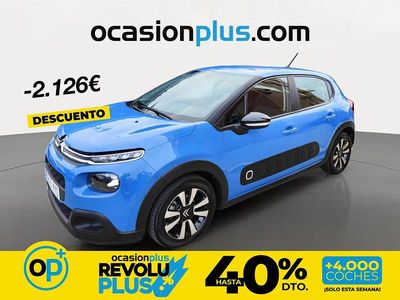 Usado Citroën C3 Feel 99 CV (72 kW) 2019 Azul Berlina