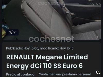 Blanco Usado 2016 Renault Mégane IV LIMITED Berlina | 9500 € (Buen precio)