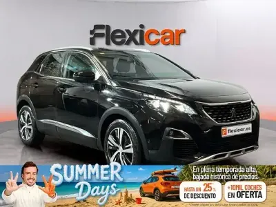 Usado Peugeot 3008 GT-line 130 CV (95 kW) 2020 Negro SUV