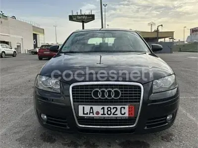 Usado Audi A3 Ambition 140 CV (102 kW) 2007 Negro Utilitario