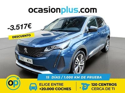 Usado Peugeot 3008 Allure 130 CV (95 kW) 2024 Azul Recogida