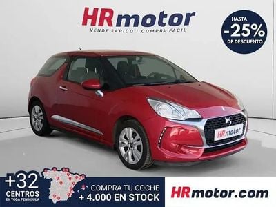Usado DS Automobiles DS3 82 CV (60 kW) 2016 Rojo Utilitario