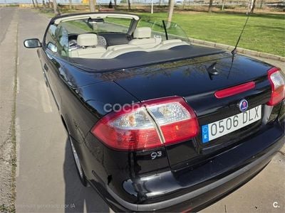 Usado Saab 9-3 Vector 175 CV (128 kW) 2005 Negro Descapotable