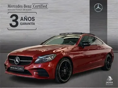 Käytetty Mercedes C220 194 HP (142 kW) 2023 Punainen Coupe - kaksiovinen