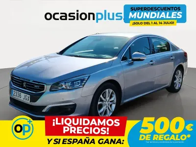 Usado Peugeot 508 Allure 150 CV (110 kW) 2015 Gris Berlina